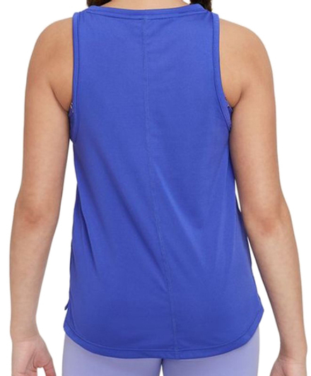 Футболка для девочки Nike Dri-Fit One Training Tank - lapis/light thistle