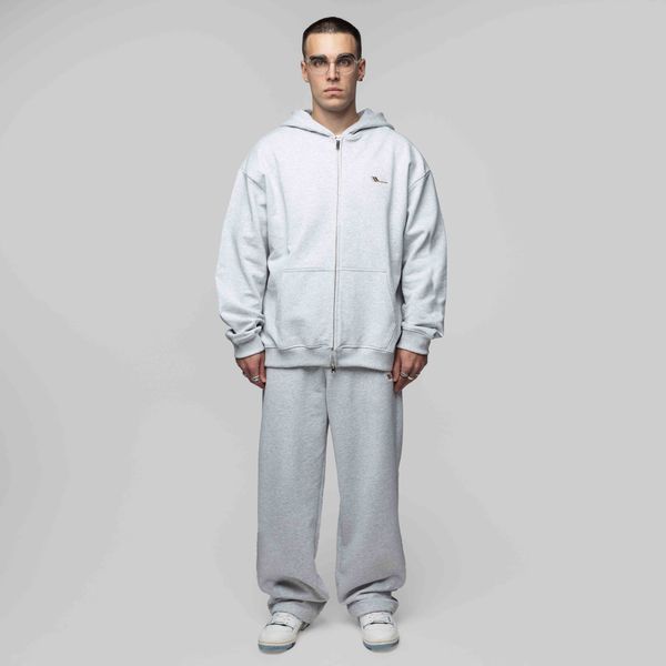 Спортивные штаны Dissident Gear Oversized Grey Melange - фото 5