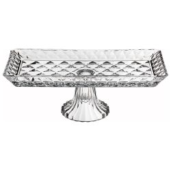 БЛЮДО НА НОЖКЕ ПРЯМОУГОЛЬНОЕ 33Х16Х12 СМ