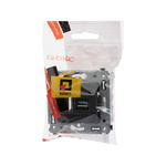 USB 2.0 розетка одинарная в стену, тип А-А, "Avanti", "Черный матовый"