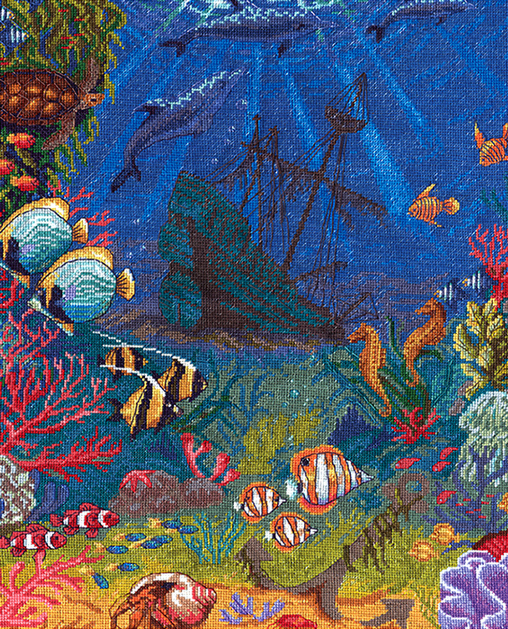 Набор для вышивания "PANNA""Золотая серия" MT-0988 "Подводный мир"