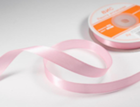 Лента атласная 12 мм розовая