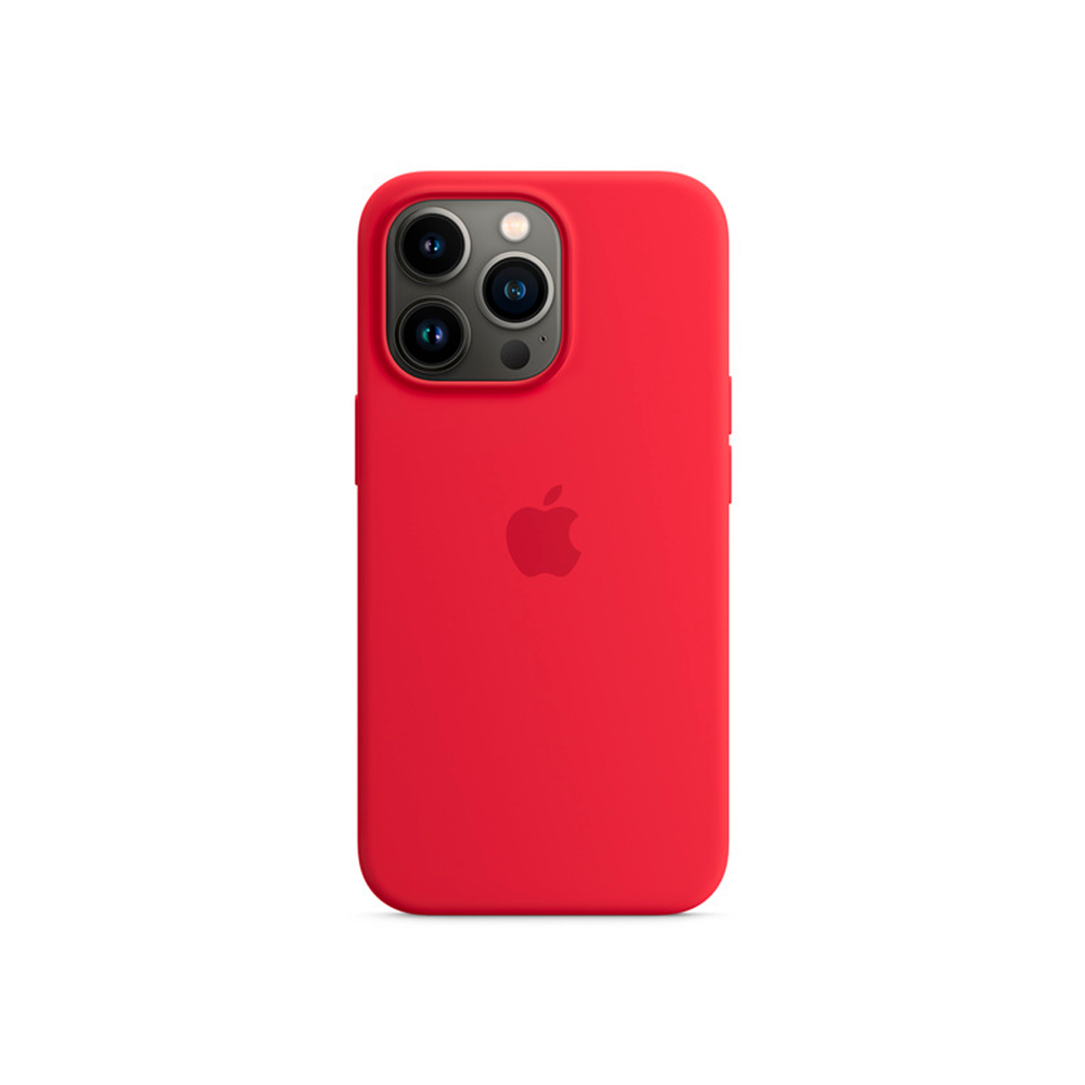 Силиконовый чехол с поддержкой MagSafe Apple Silicone Case для iPhone 13 Pro, Red (Красный)