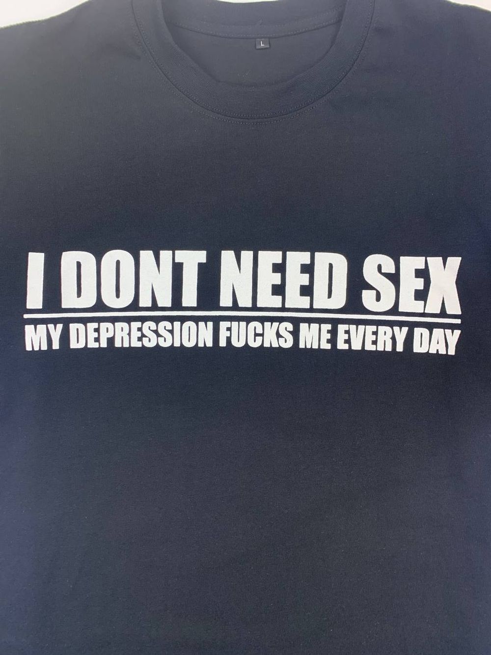 Купить Футболка Hate&Pain Depression черная Футболка Hate&Pain Depression черная