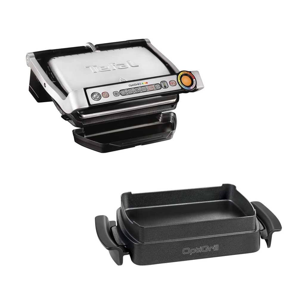 Комплект электрогриль Tefal GC712D34 + насадка Tefal XA725870
