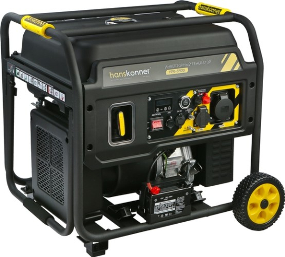 Генератор бензиновый HANSKONNER HPG-6500I инверторный