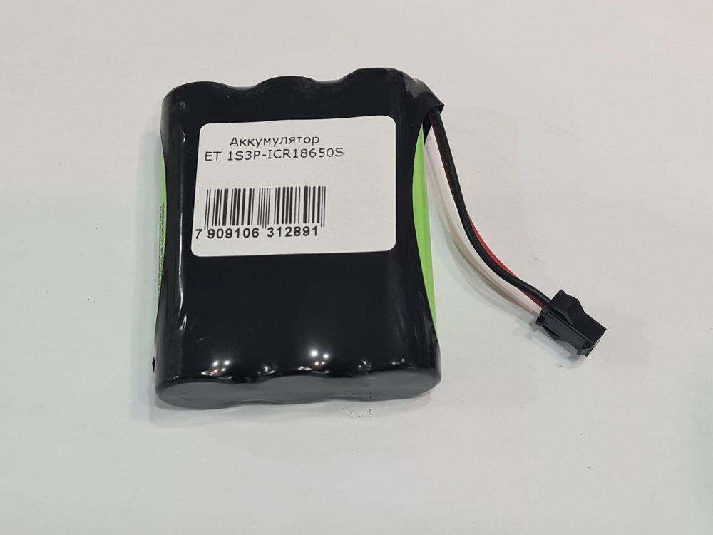Аккумулятор ET 1S3P-ICR18650S-PCM