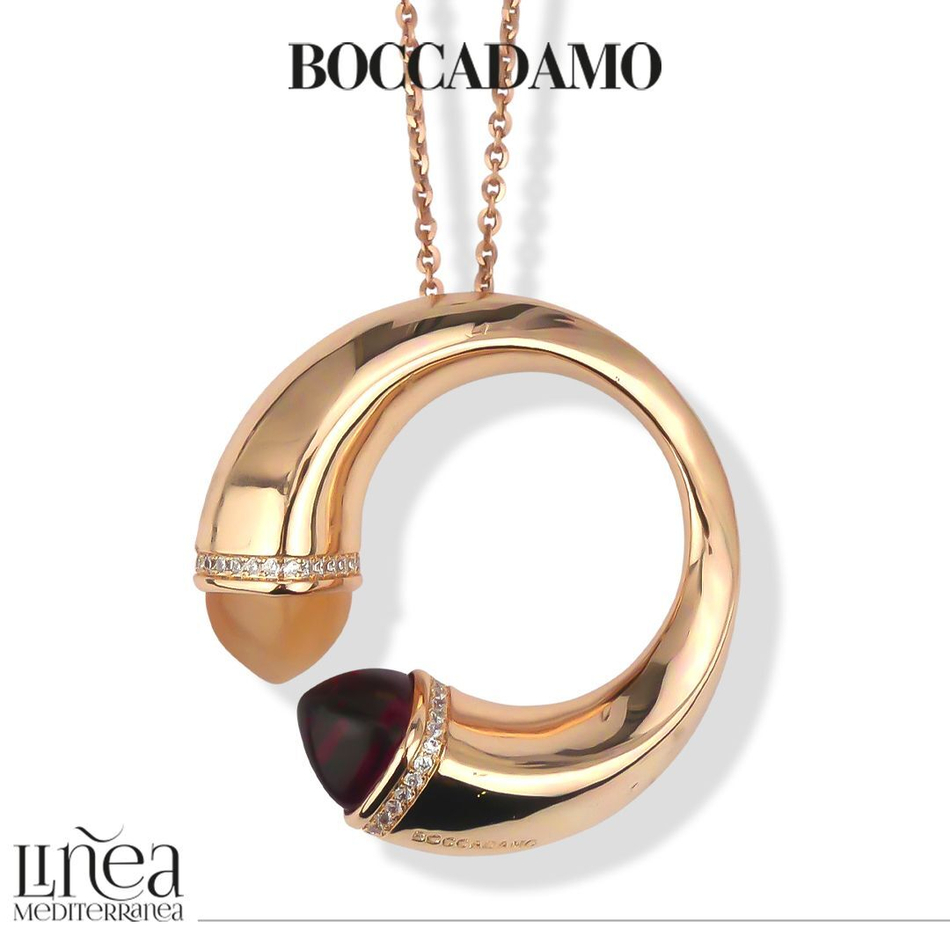 Колье Boccadamo Caleida KGR017RS R/BR/RG