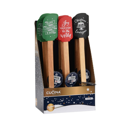 Лопатка силикон 30 см в ассортименте