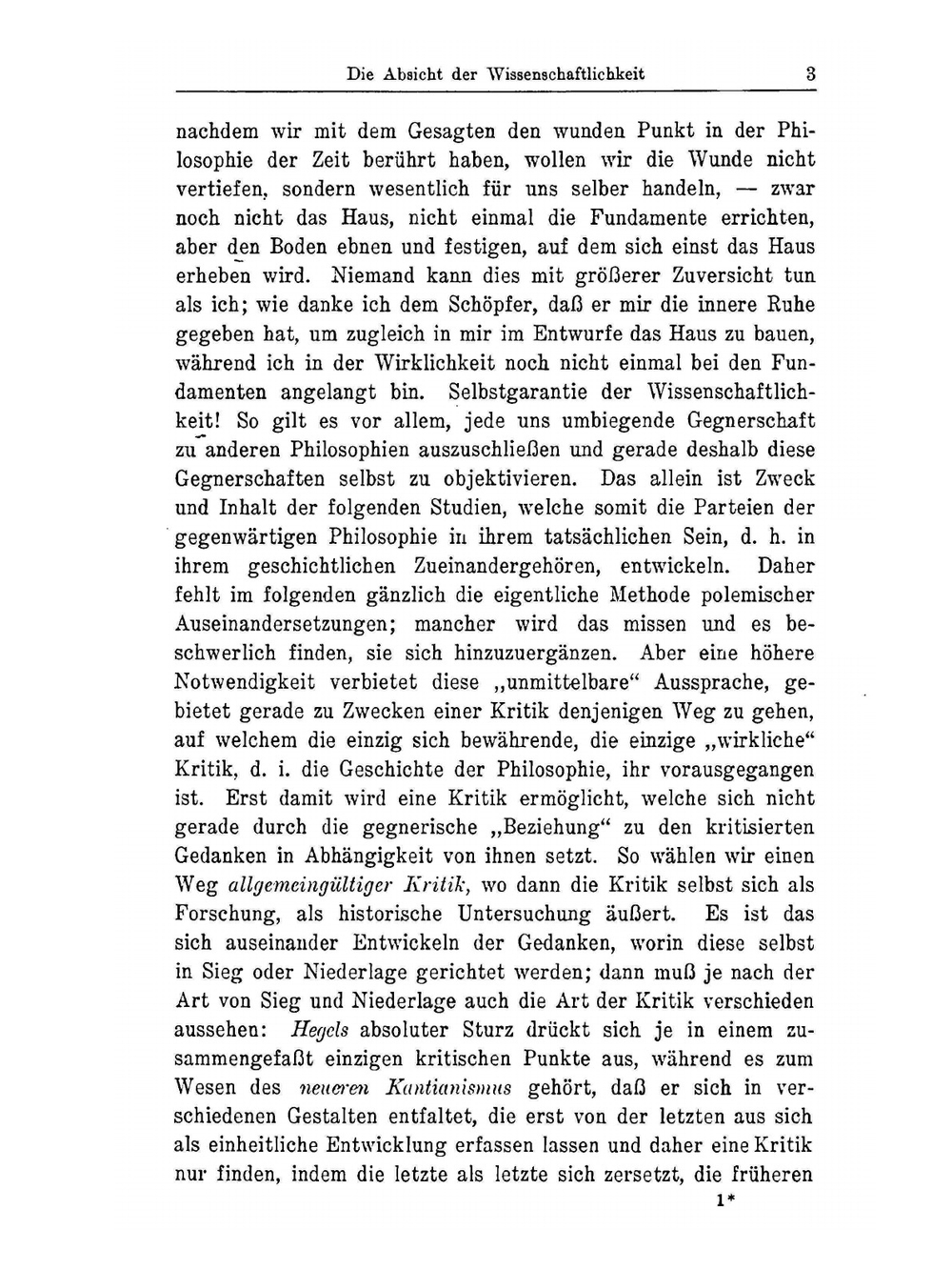 Die Parteiung der Philosophie. Studien wider Hegel und die Kantianer | Hans Ehrenberg