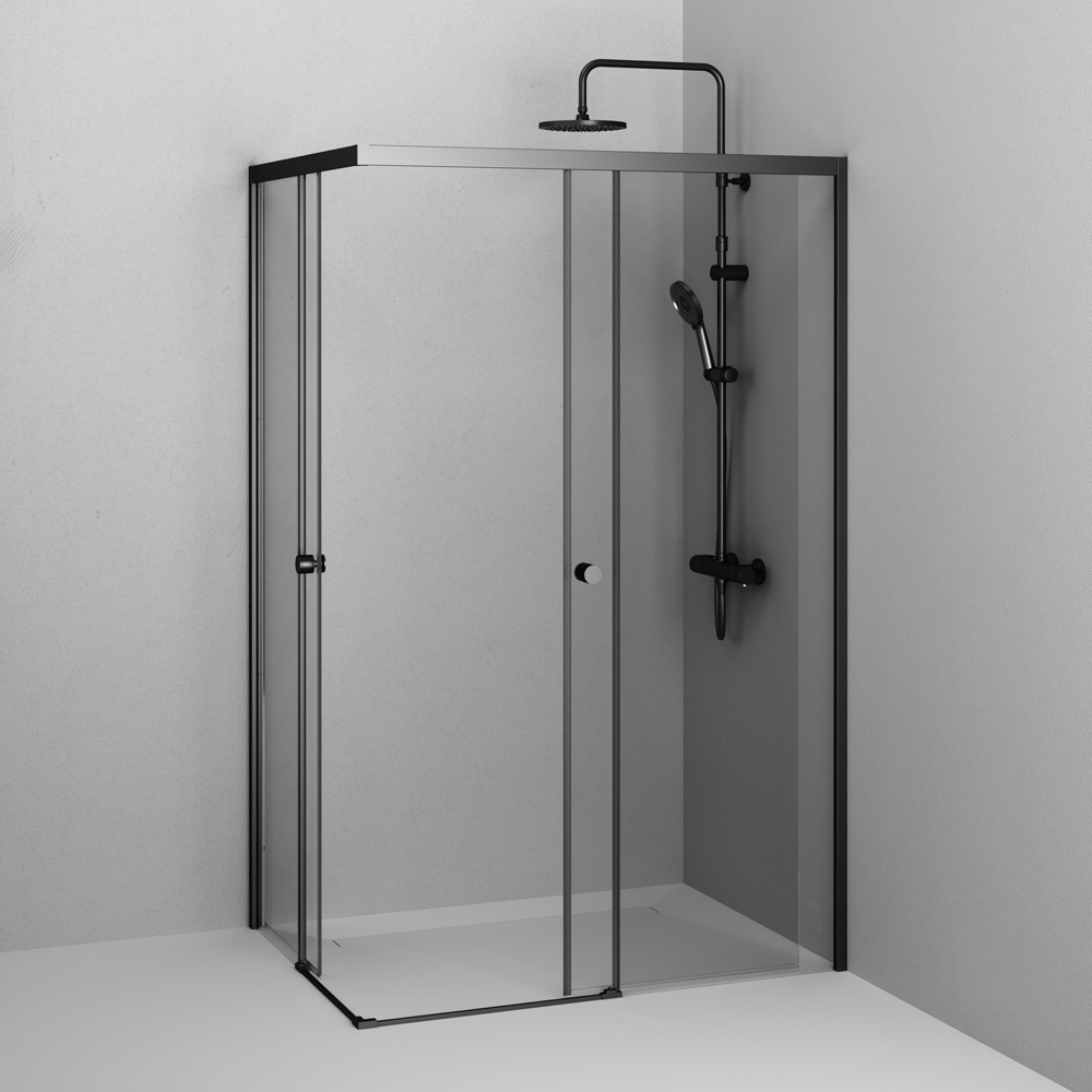 Душевое ограждение 120x90 см, без поддона AM.PM X-Joy W94G-403-120290-BT1K