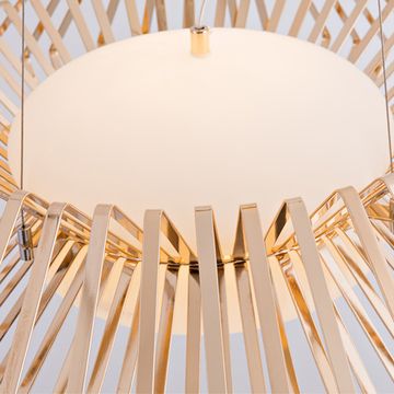 Потолочный светильник с каркасом медного цвета NEST