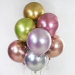 Шар (18''/46 см) Лайм, хром, 1 шт.