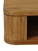 Тумба прикроватная, 40х30х15, Калантея, подвесная, с подсветкой, из массива дуба, 2 шт., Dipriz