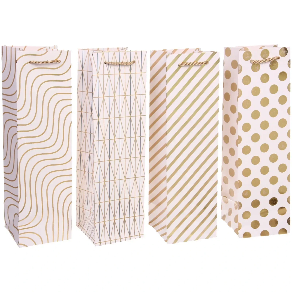 Пакет под бутылку «Вечернее чудо» 11*38*11 см, микс