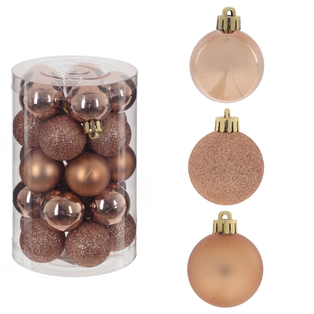 GAEM Набор из 25шт Украшение новогоднее "Шар", D 3 см, L3 W3 H4 см