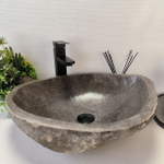 Раковина из речного камня RS-63308 (53*42*15) 0122