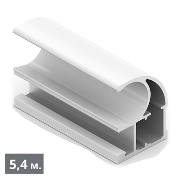 СТАНДАРТ Вертикальный профиль C (5,40 м) белый матовый (ПВХ) (AS0731) Aristo