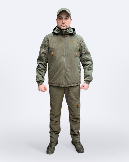 Костюм демисезонный Барс CITY Исландия — утеплённый, тёмный хаки