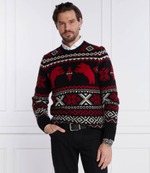 Хлопковый свитер POLO RALPH LAUREN - черный(710919621)