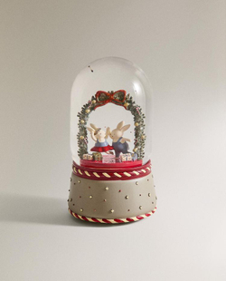 ZARA HOME РОЖДЕСТВЕНСКИЙ СНЕЖНЫЙ ШАР, РАЗНОЦВЕТНЫЙ