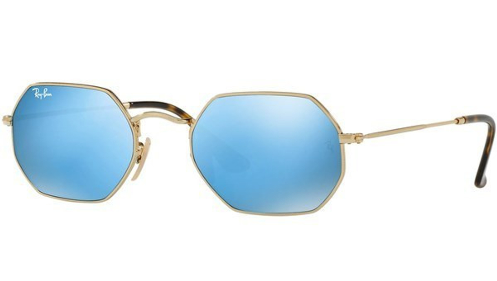 Ray Ban Octagonal Flat Lenses RB3556N 001/9O / 53