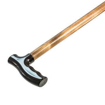 Мега-Оптим ИПР Трость опорная, не регулируемая по высоте, без устройства противоскольжения, деревянная с пластмассовой ручкой, код ФСС 06-01-03