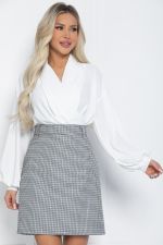 Юбка Кокетка (серая) Ю12449-41 LT Collection