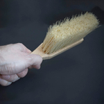 Щётка-сметка для муки, натуральная щетина, 24 см