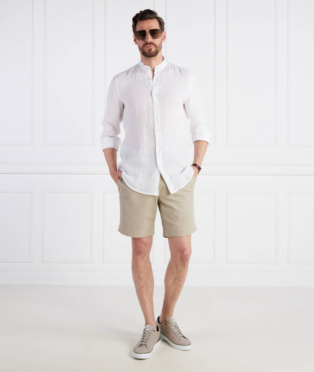 Льняная рубашка Race BOSS ORANGE - белый(50489339)