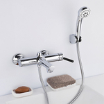 Смеситель для ванны, Frap, корот изл, с картриджем, хром, F3244