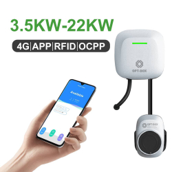 Зарядная станция OPT-BOX Mini 6-22 kW; 4,5m Розетка Type2; WiFi+Ethernet