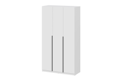Шкаф распашной (5 полок + штанга) ШК 5 (1200), Белый