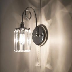 Citilux Синди CL330311 Бра хрустальное с выключателем Хром