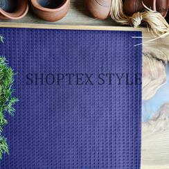 Вафельное полотно гладкокрашеное | ш.150 см | 240 г/м² | хлопок-100%