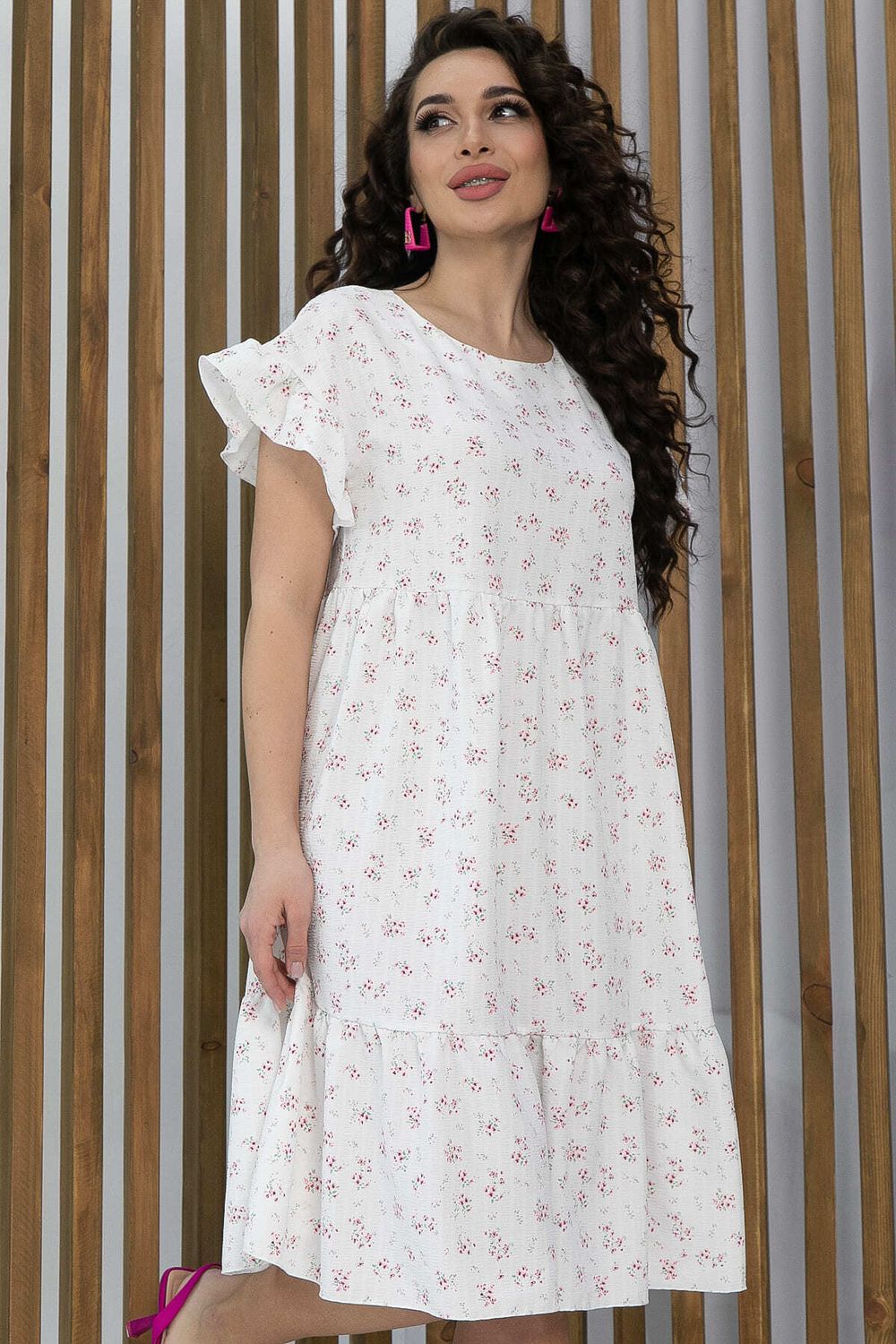 Платье Лапушка (белое) П13537-18М LT Collection