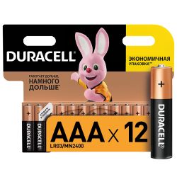 Duracell LR03-12BL BASIC NEW | Батарейки Щелочные (Алкалиновые)