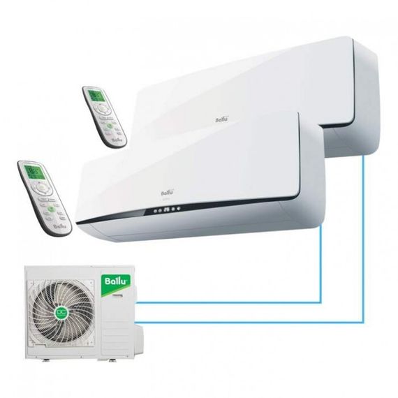 Мульти сплит система Electrolux на 4 комнаты (20+20+25+35 кв.м) HM FMI — (1)