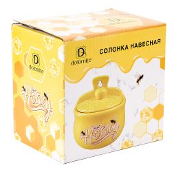 Солонка навесная "Honey" 12,5*8*12,5см. v=450мл. (подарочная упаковка)
