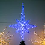 Макушка - звезда на елку «Роза Ветров RGB» с эффектом перемены цвета