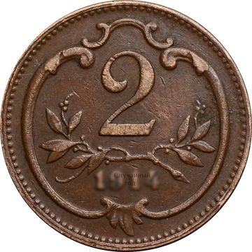 2 геллера 1892-1915 Австрия