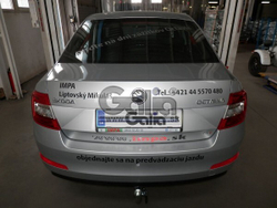 Фаркоп оцинкованный Galia S105C для Skoda Octavia седан/универсал 2013-(паспорт и сертификат в комплекте)(без электрики)