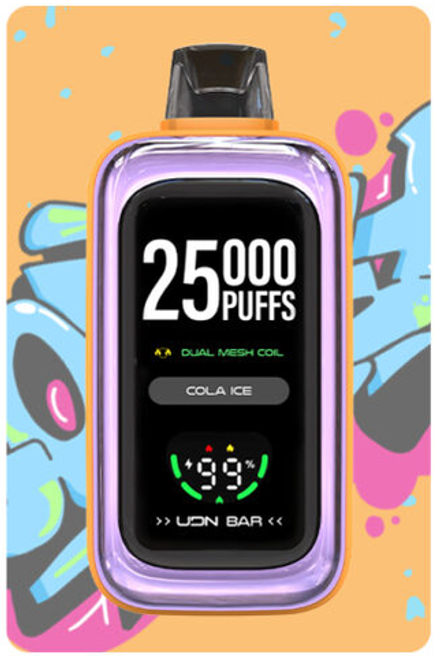 UDN BAR 25000 Cola ice - кола-лёд 25000 затяжек 20мг (2%)