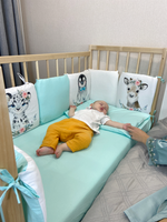 Кровать детская Колибри-Мини ЛК (натуральный)