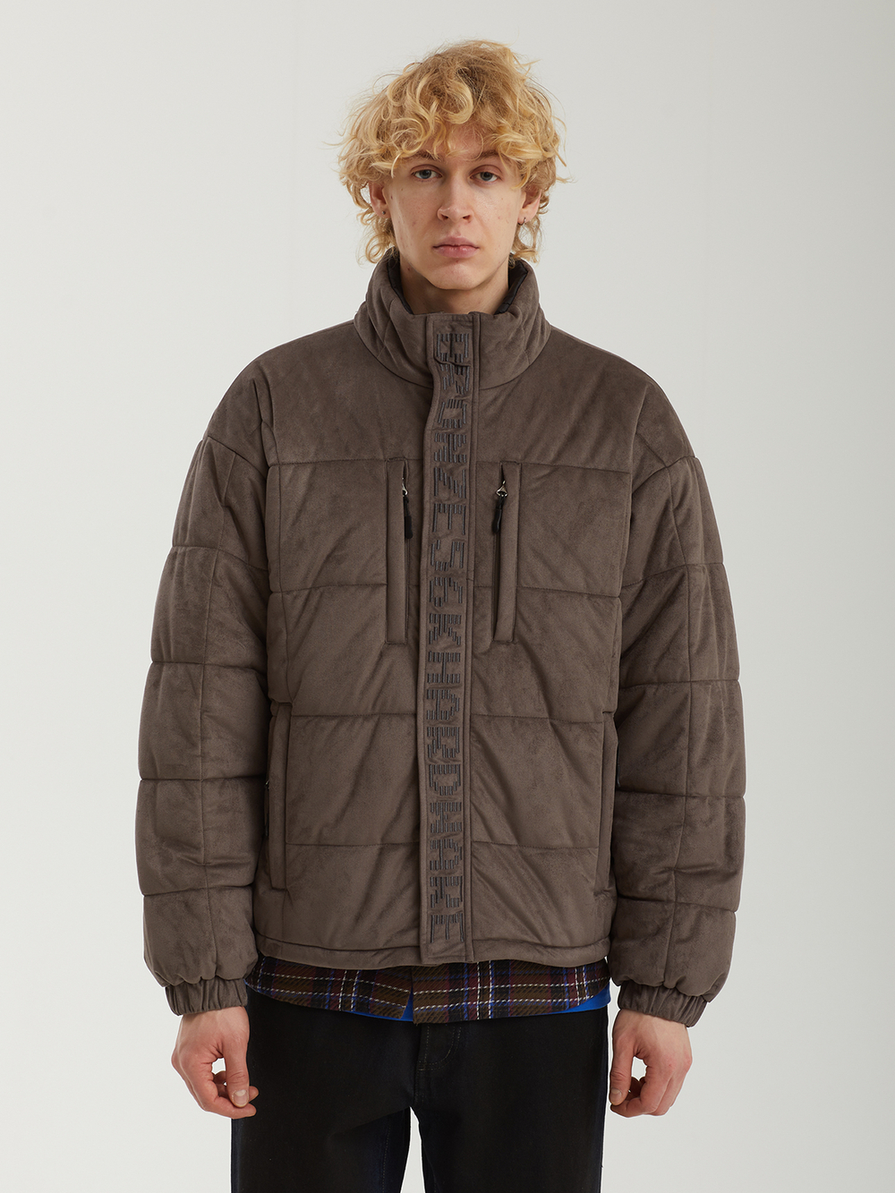 Мужская Куртка Faux Suede