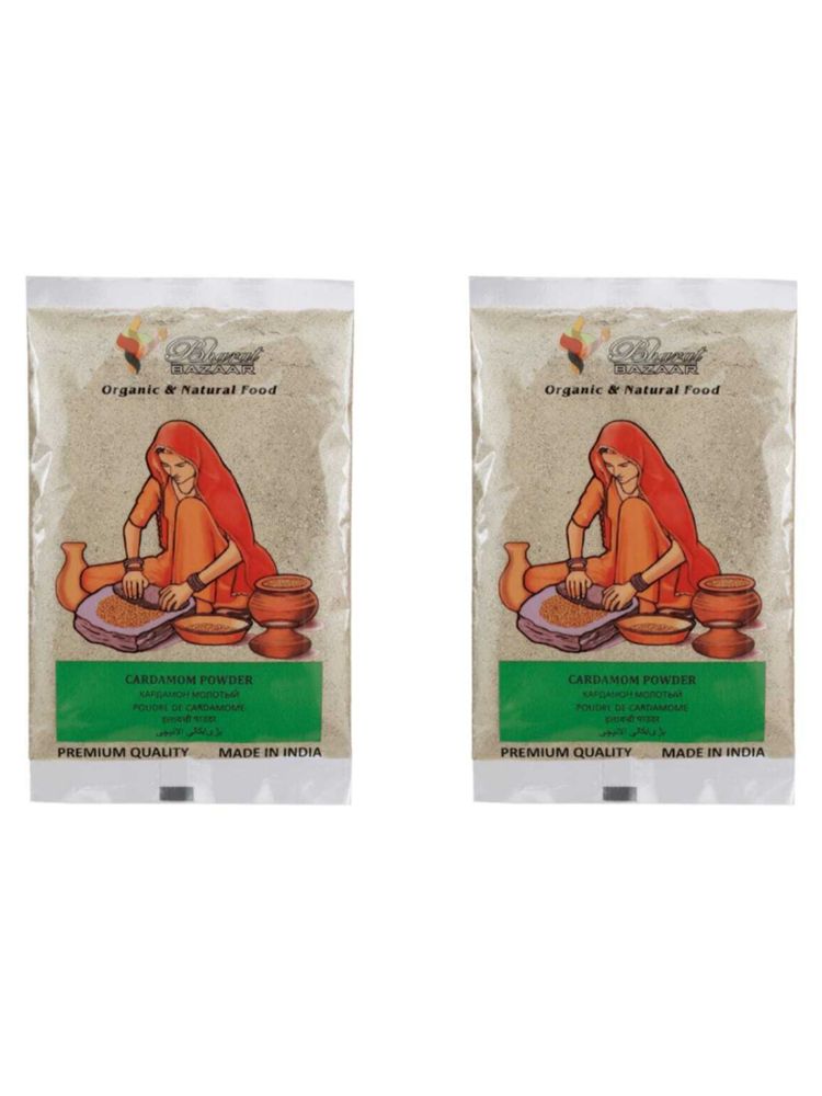 Bharat BAZAAR Cardamon Кардамон зеленый молотый 50 г 2 шт