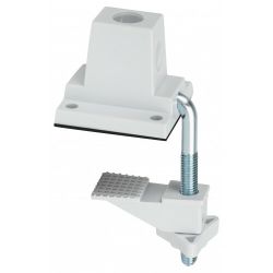 Настольный светильник ЭРА NL-202-G23-11W-W с лампой PL на струбцине и с основанием белый