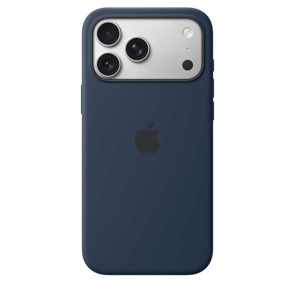 Чехол Apple Silicone Case с поддержкой MagSafe для iPhone 17 Pro Max, Midnight