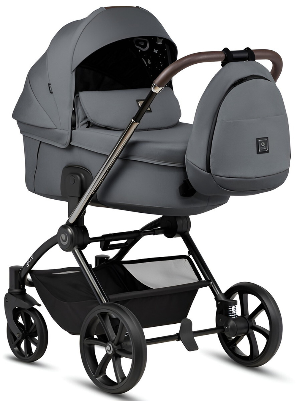 Детская коляска Tutis Gio Plus 3 в 1 1552133 Grigio