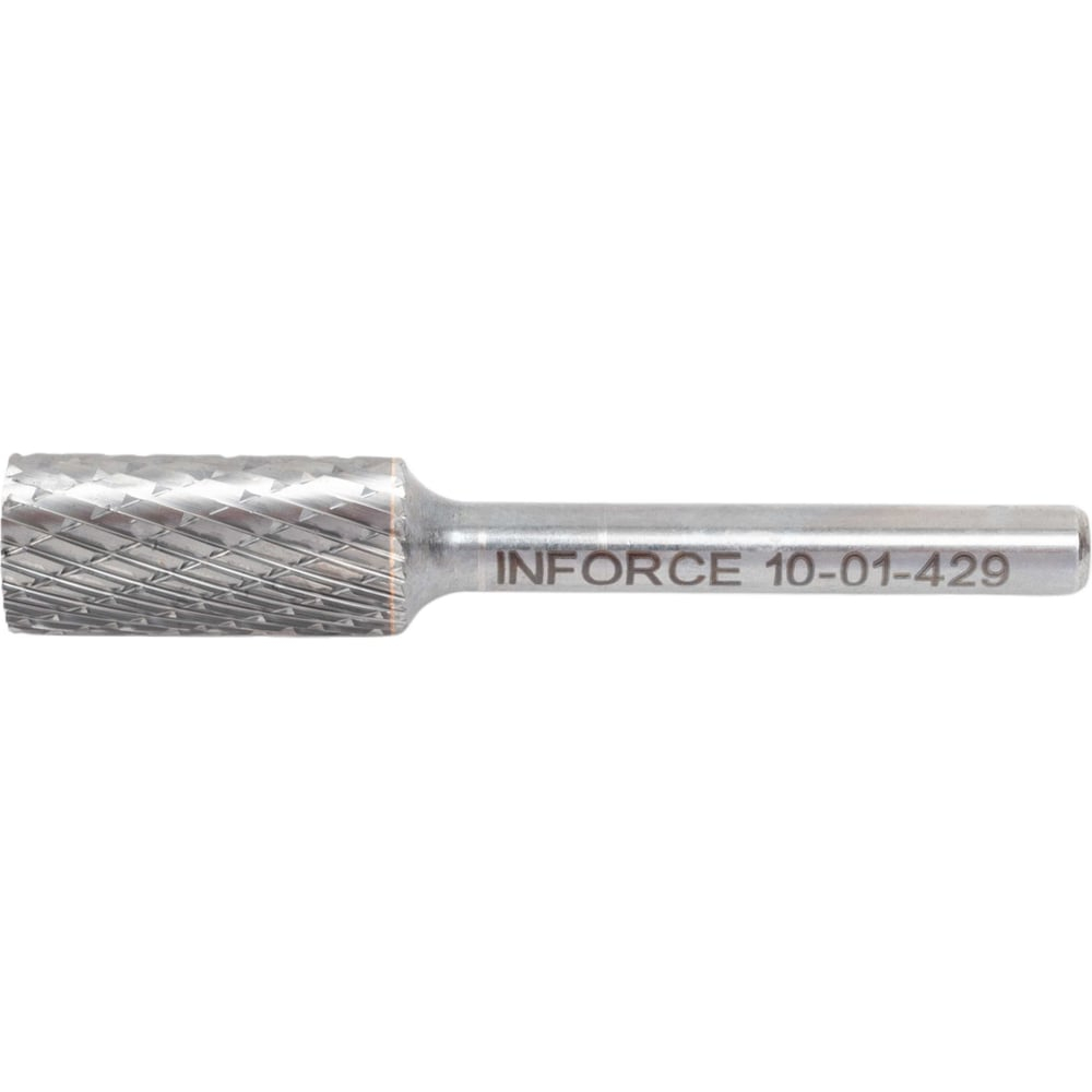 Бор-фреза форма А /цилиндр с гладким торцом/ DC 12х25/70 хв. 6 мм Inforce 10-01-429